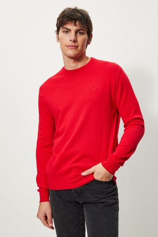 Pull - La Martina - Rouge
