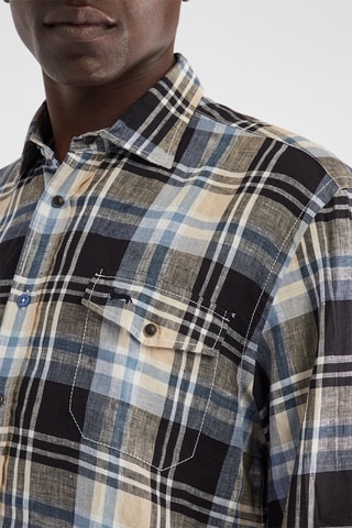 Chemise en lin - Harmont & Blaine - Bleu marine