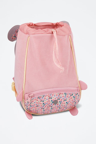 Sac à dos en velours Le souris - Rose