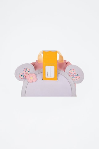 Sac à dos en velours Le souris - Rose
