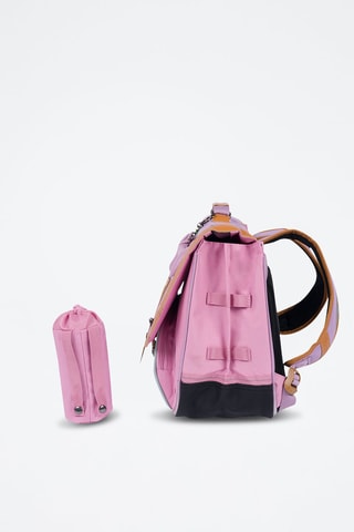 Cartable Mila - Violet et rose