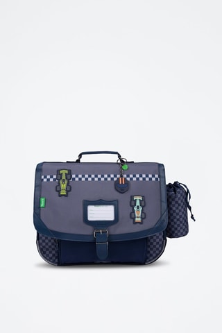 Cartable Romain - Bleu marine