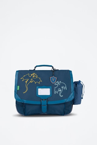 Cartable Merlin - Bleu cobalt