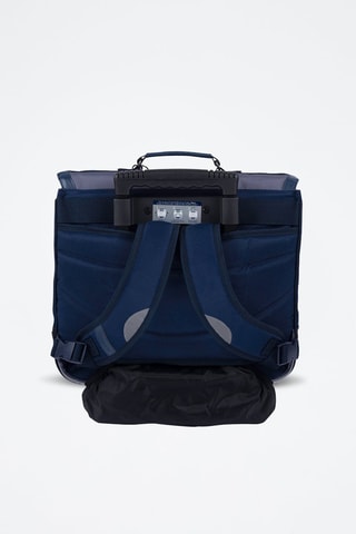 Cartable à roulettes Romain - Bleu marine