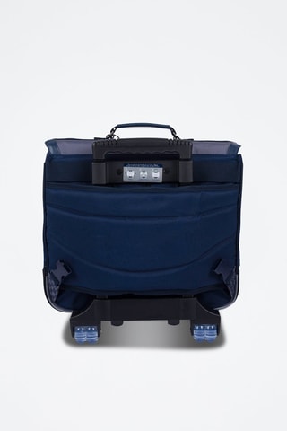 Cartable à roulettes Romain - Bleu marine