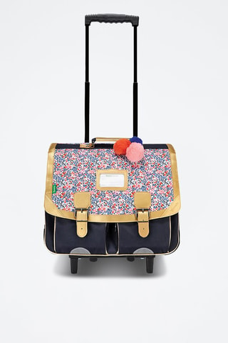 Cartable à roulettes Antonia - Bleu marine