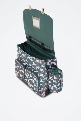 Cartable Noémie - Vert foncé