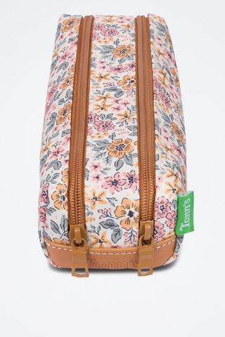 Trousse Héloïse - Marron clair et rose