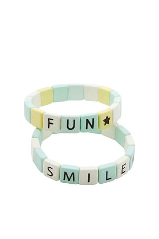 2 bracelets - Jaune - Okaïdi