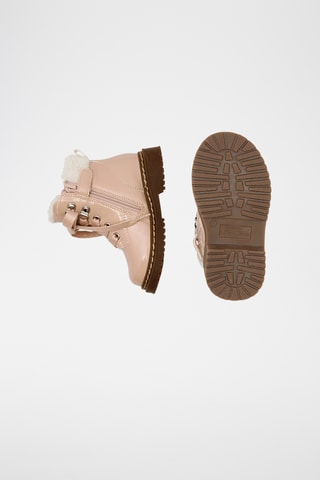 Bottines fourrées - Ecru