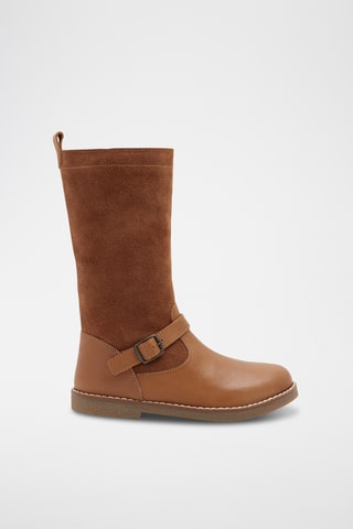 Bottines en cuir - Marron