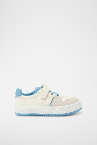 Baskets en croûte de cuir - Blanc