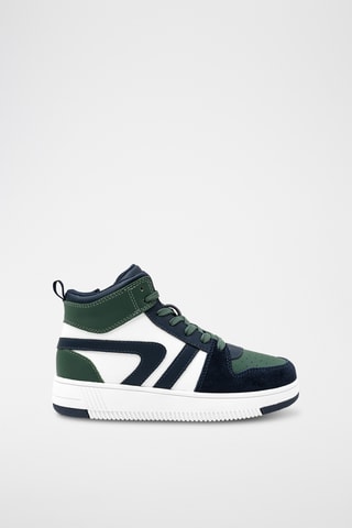 Baskets montantes - Vert foncé