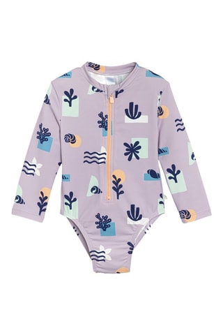 Maillot 1 pièce - Lilas - Obaibi
