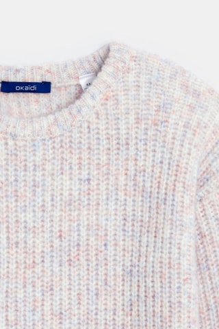 Pull - Gris chiné et écru - Okaïdi