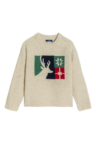 Pull - Ecru chiné - Okaïdi