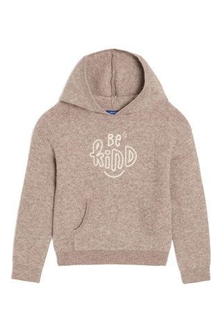 Pull à capuche - Beige chiné - Okaïdi