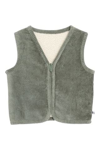 Gilet sans manches réversible - Vert olive