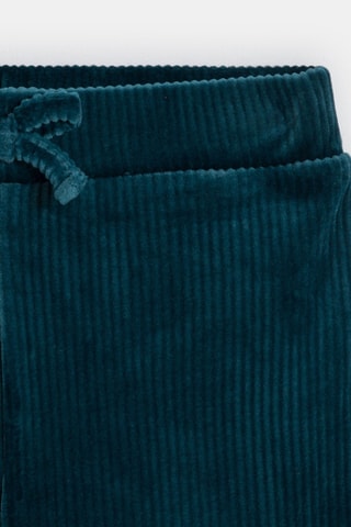 Pantalon en velours - Bleu canard - Obaïbi