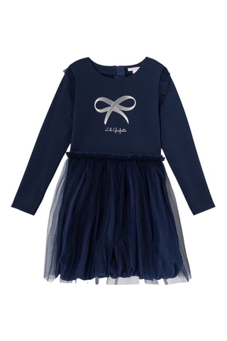 Robe trompe-l’œil - Bleu foncé - Okaïdi