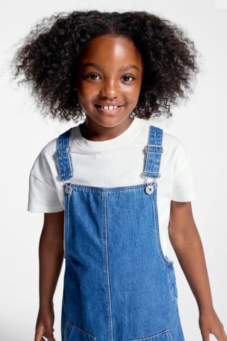 Robe-salopette en jean - Bleu - Okaïdi