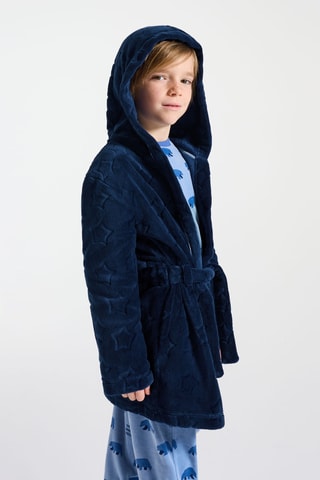 Peignoir à capuche - Bleu - Okaïdi