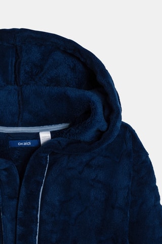 Peignoir à capuche - Bleu - Okaïdi