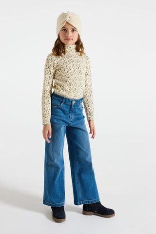 Sous-pull - Ecru et vert émeraude - Okaïdi