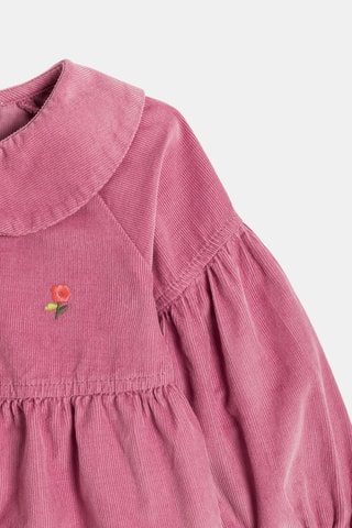 Body-robe en velours - Vieux rose
