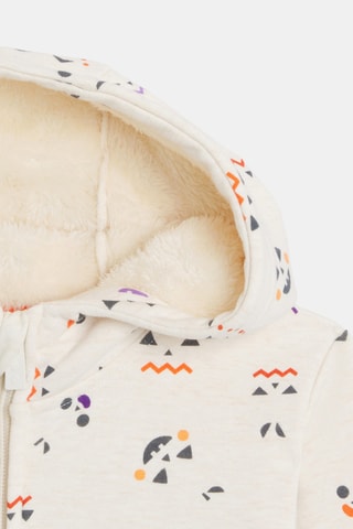 Combinaison de pyjama à capuche - Ecru - Okaïdi