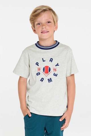 T-shirt - Gris chiné