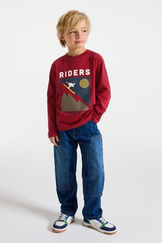 T-shirt - Rouge - Okaïdi