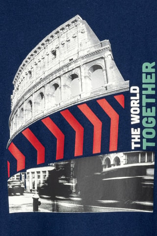 T-shirt - Bleu marine - Okaïdi