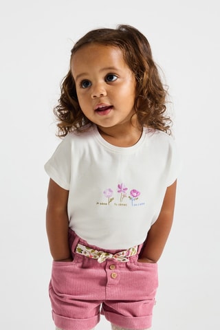 T-shirt - Blanc - Okaïdi
