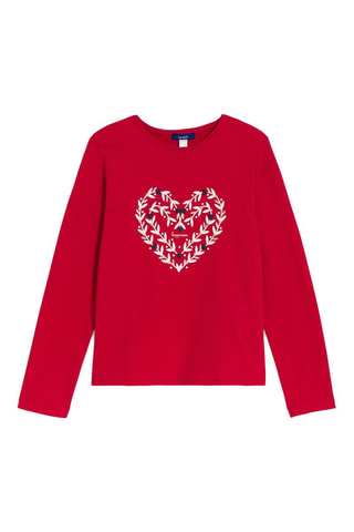 T-shirt - Rouge - Okaïdi