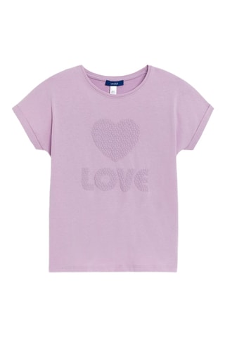 T-shirt - Violet - Okaïdi