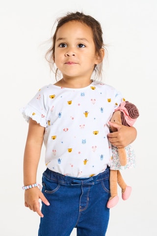 T-shirt - Blanc - Obaïbi - Okaïdi