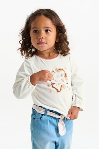 T-shirt - Blanc - Obaïbi - Okaïdi