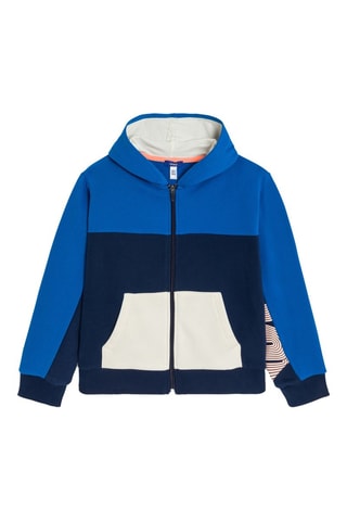 Sweat à capuche - Bleu - Okaidi