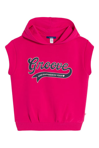 Sweat à capuche - Vieux rose - Okaïdi