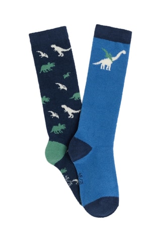 2 paires de chaussettes - Bleu - Okaïdi