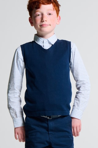 Pull sans manches - Bleu marine - Okaïdi