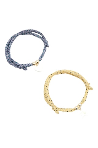 2 bracelets - Bleu marine et jaune - Okaïdi