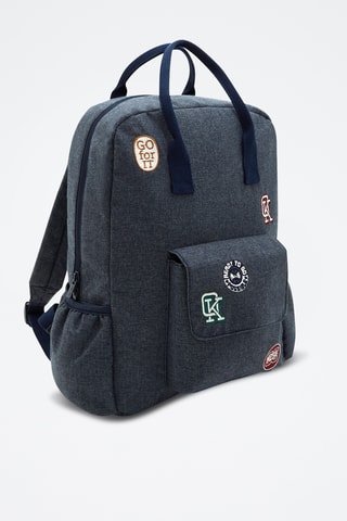 Sac à dos - Bleu marine chiné - Okaïdi