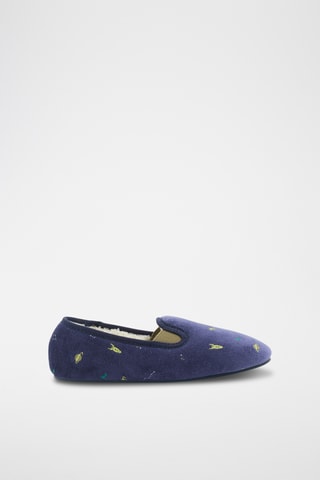 Slippers fourrées - Bleu marine - Okaidi