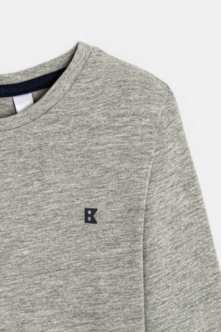 T-shirt - Gris clair chiné - Okaidi