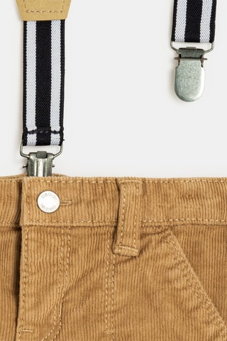Pantalon en velours - Beige - Obaibi
