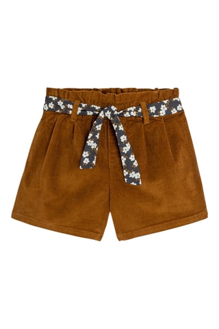 Short en velours - Marron - Okaidi