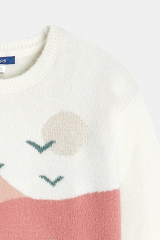 Pull - Blanc et vert - Okaidi