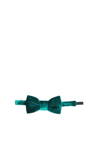 Nœud papillon en velours - Vert émeraude - Okaidi